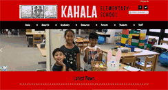 Desktop Screenshot of kahalaelementary.org